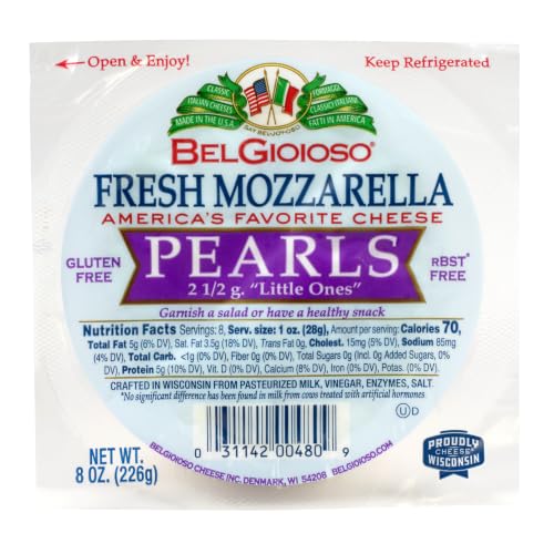 FRESH MOZZARELLA CHEESE PEARLS