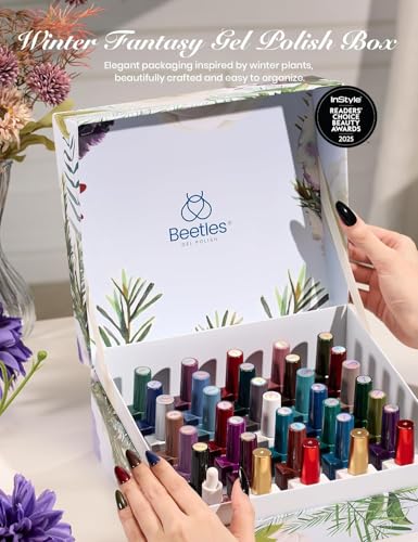 Image of beetles Gel Polish Set, Winter Fantasy Collection, 30 Colors HEMA-Free