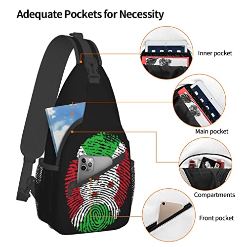 Mochila tipo bandolera unisex para senderismo miniatura 5