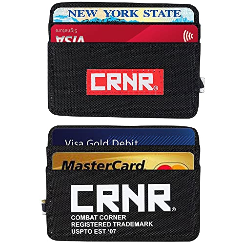 Combat Corner Chuck Compact Wallet - Convenient and Minimalist Wallet with 4 Cards Slots, 1 Large Pocket for Men Women3