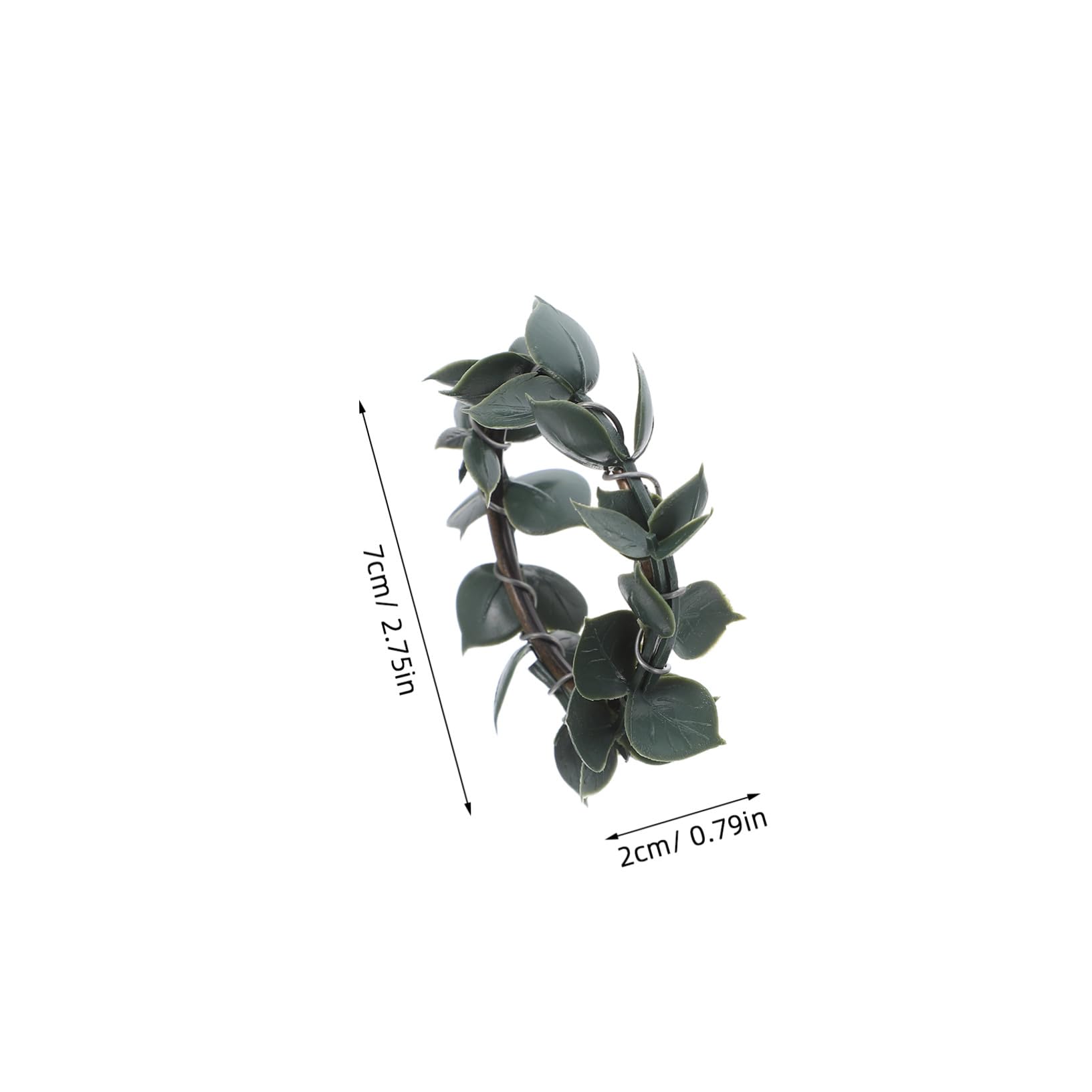 Servilleteros de Hojas de Eucalipto, 12 Piezas, Estilo Rústico | Decoración de Mesa para Bodas y Banquetes, Hierro y Plástico, Hoja Verde, Estilo Bohemio
