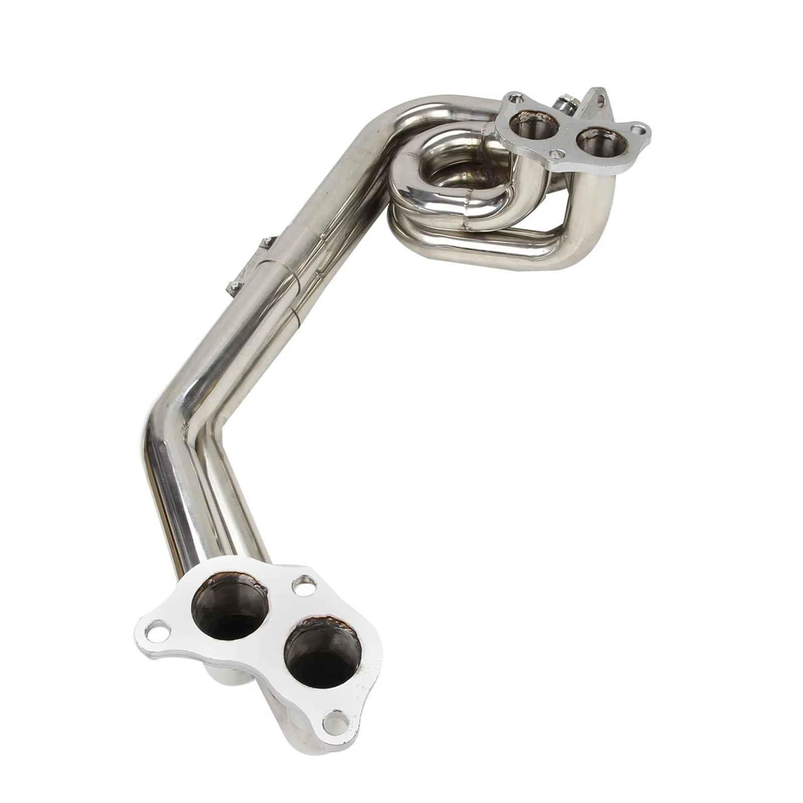 Terminali di Scarico PER Subaru PER IMPREZA PER WRX PER STI G3/G4 EJ25 2008 2009 2010-2017 COLLETTORE DI SCARICO INOX 2 PEZZI COLLETTORE Terminale di scarico per auto