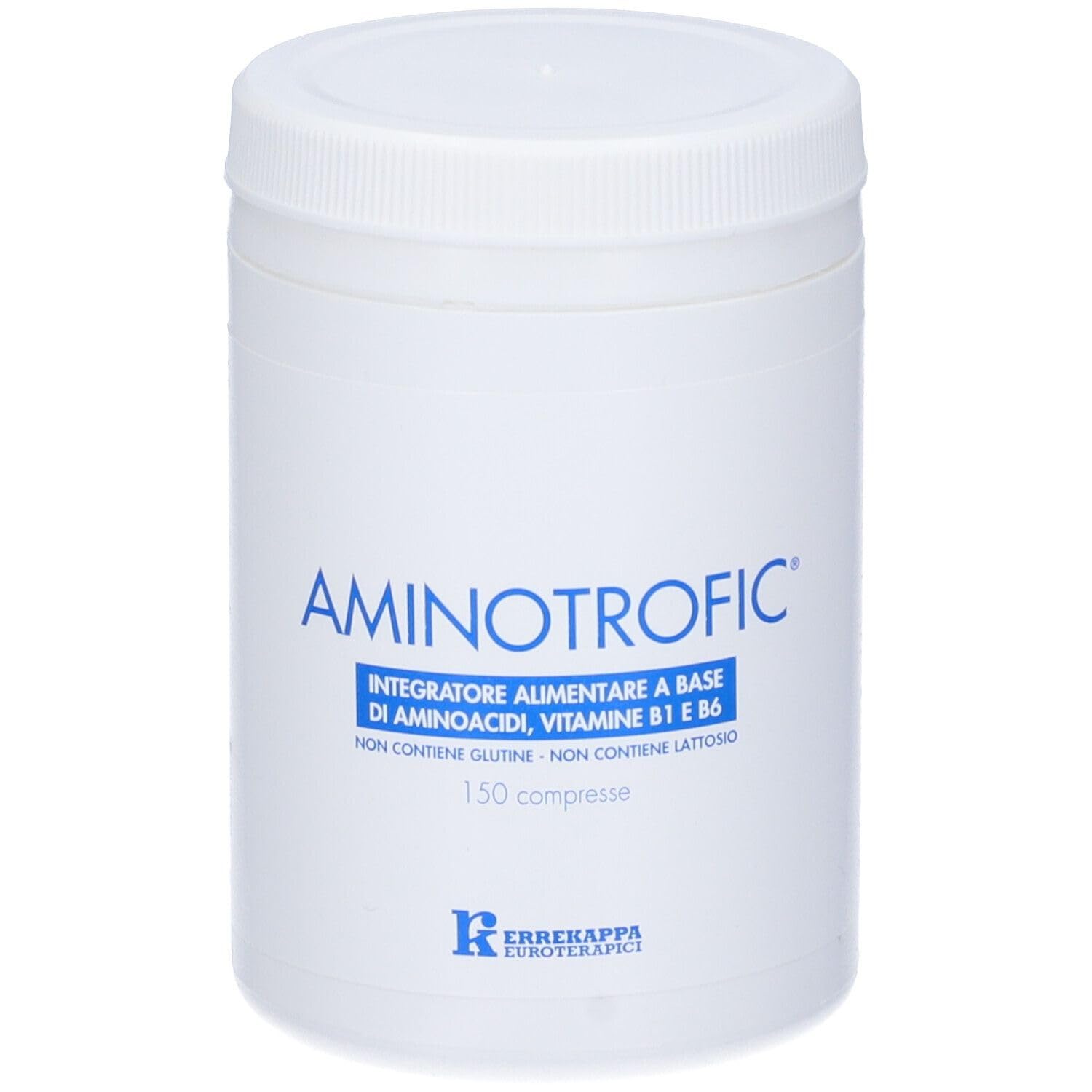 Errekappa Euroterapici - Aminotrofic® Integratore Alimentare 150 Compresse a Base di Aminoacidi Essenziali EAA, Ramificati e Vitamine Supplemento Nutrizionale Carenza Proteine, con Vitamina B 1 e B6