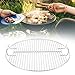 Shipenophy Griglia per Barbecue in Metallo Resistente Griglia di Cottura Antiaderente sicura per Cucinare all'aperto per Barbecue Ascensori Utensili da Forno per la Cucina di casa