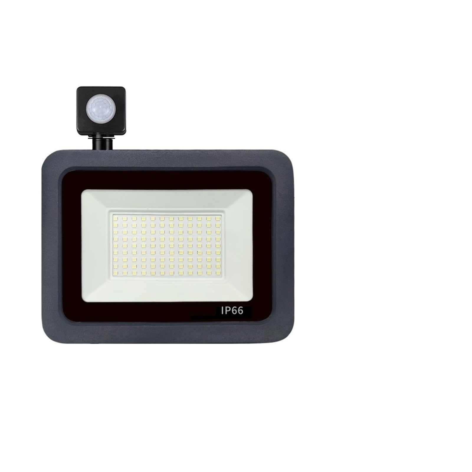 JOLIANE 10W 20W 30W 50W 100W LED Floodlight Waterproof PIR Motion Sensor Floodlight Outdoor Wall Lamp Flood Light Spotlight(Cool White,30W)