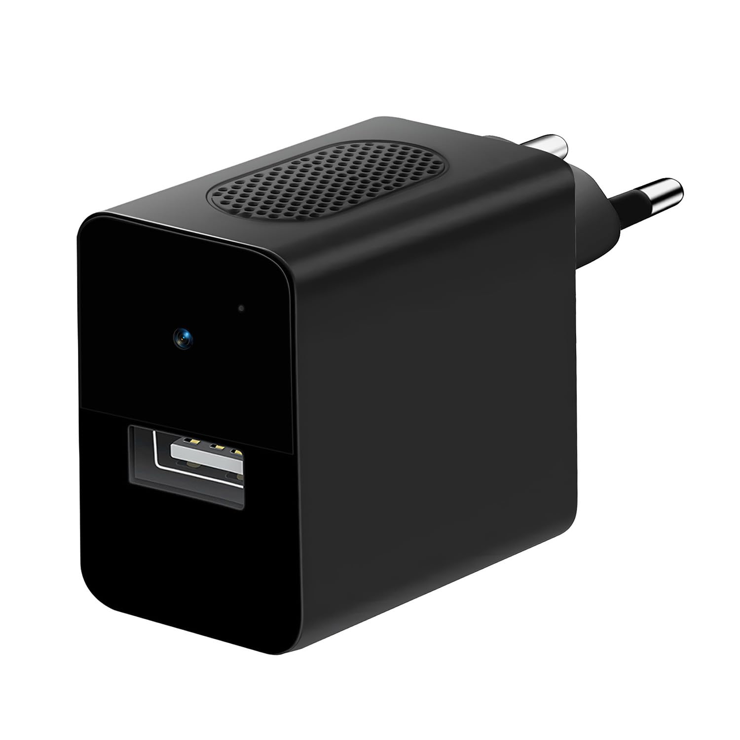 Caméra Espion Caméra Cachée 1080P USB Chargeur Mini Camera de Surveillance USB Caméra de Nounou Portable avec Détecteur de Mouvement, caméra de sécurité compacte (No APP)