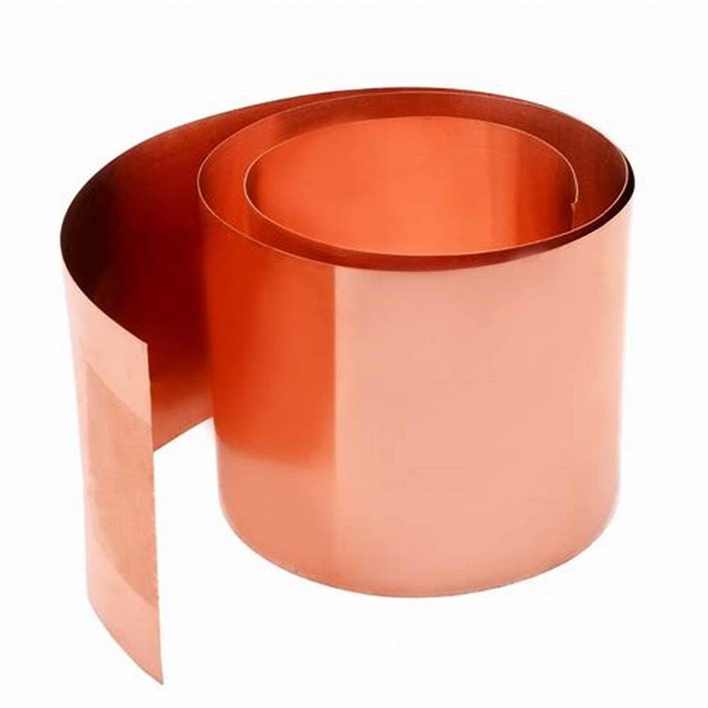 VAKOOBA 99.9% Pure Cu Metal 0.5mmx 50 mm x 1200mm Copper Sheet (2 inch x 48 inch - 0.5mm Thick)