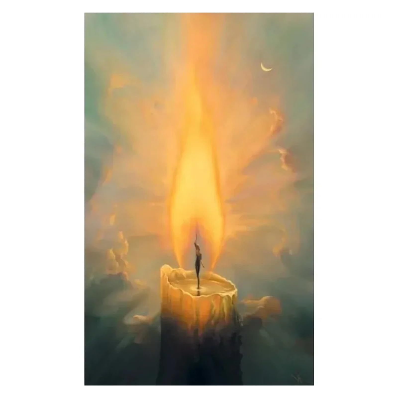 Xenite C Wall Art Anvas Prints Surrealism Poster Abstract Landscape Anvas Painting And Print Home Wall Art Pictures Decoration(,30X40cm)