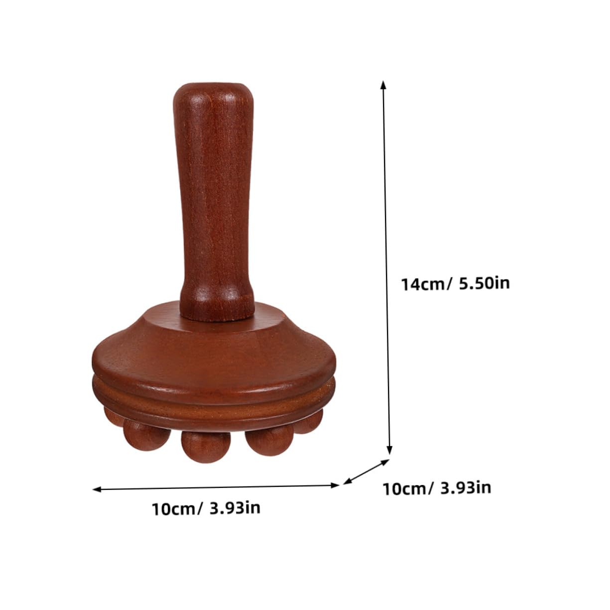 CALLARON 2 Series Herramientas De Masaje Manual Herramienta De Masaje Portátil ador Para El Cuerpo a De Corporal De Mano De Madera 2 Piezas*2