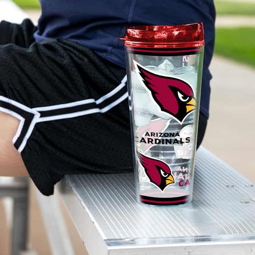 Image of Rico Industries NFL Football Arizona Cardinals Double Wall 20oz Tritan Tumbler