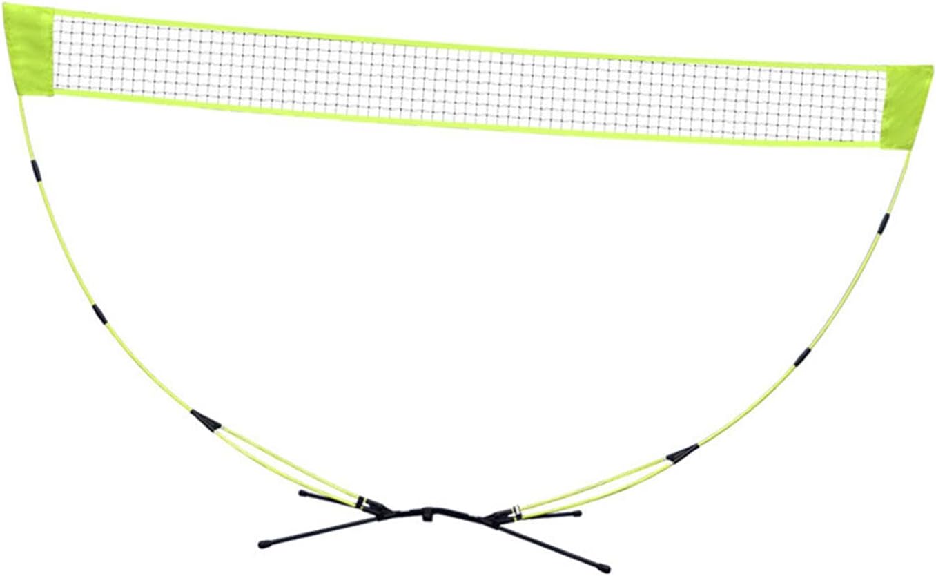 Badminton Net Mesh Net Standard Net Pickleball Net Tennis Volleyball Net Replacement for Exercise Entertainment (Green)