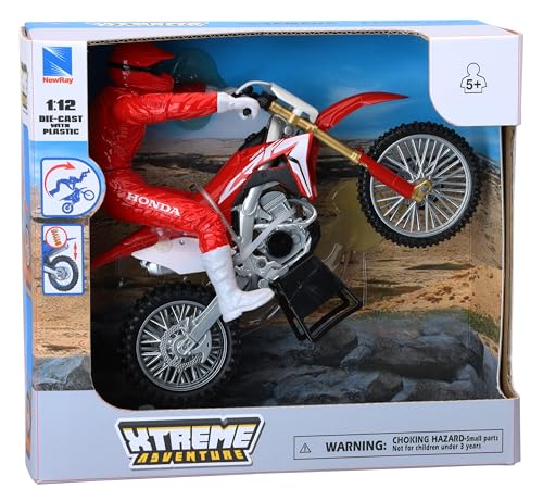 Moto Honda CRF 450 avec Cascadeur 1/12°