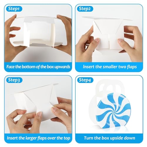 12Pcs Candyland Party Favor Boxes