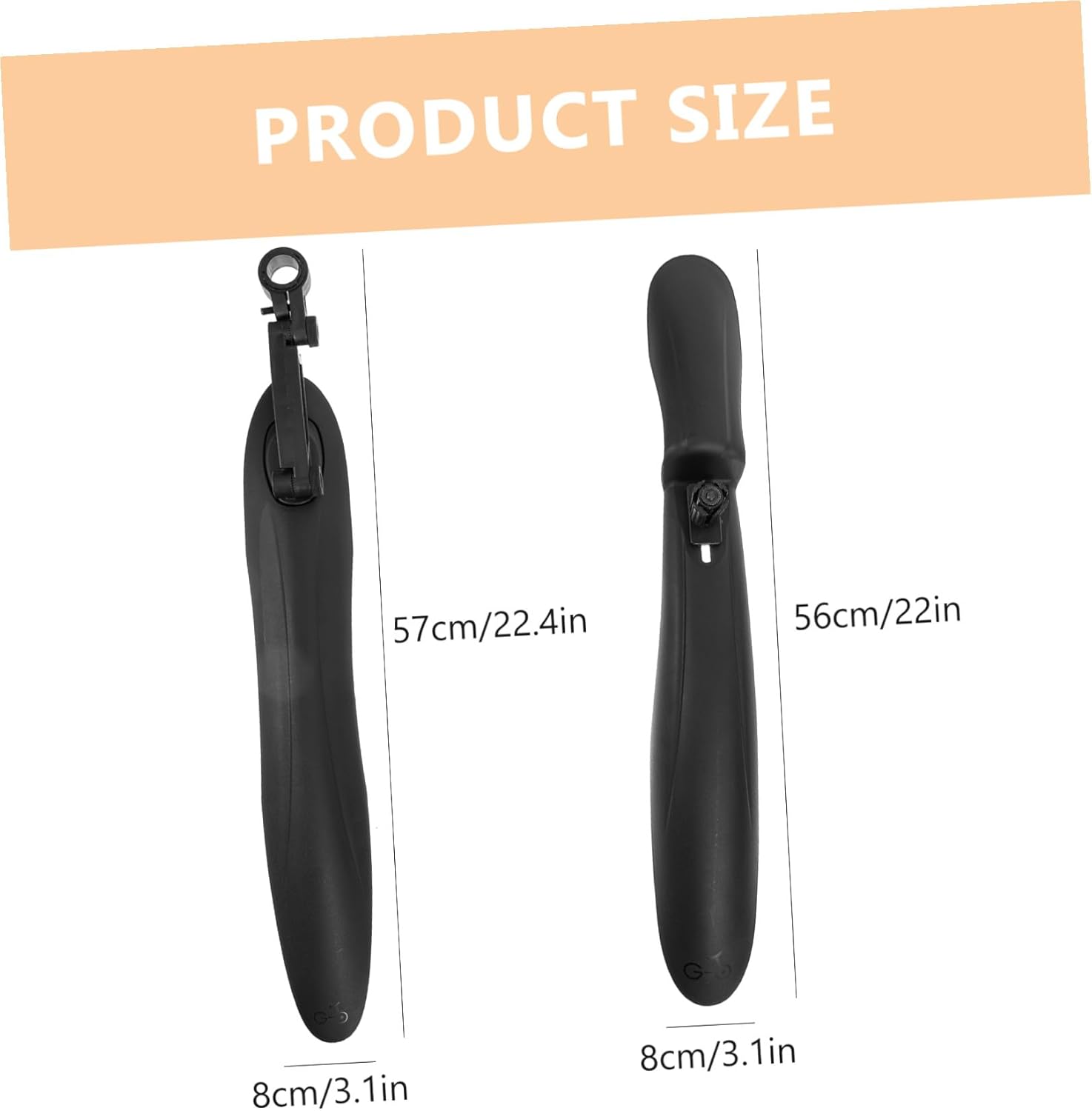 1pair Sturdy Mudguards Mountain Bike Mudguards for Easy to Install Mud Accessory