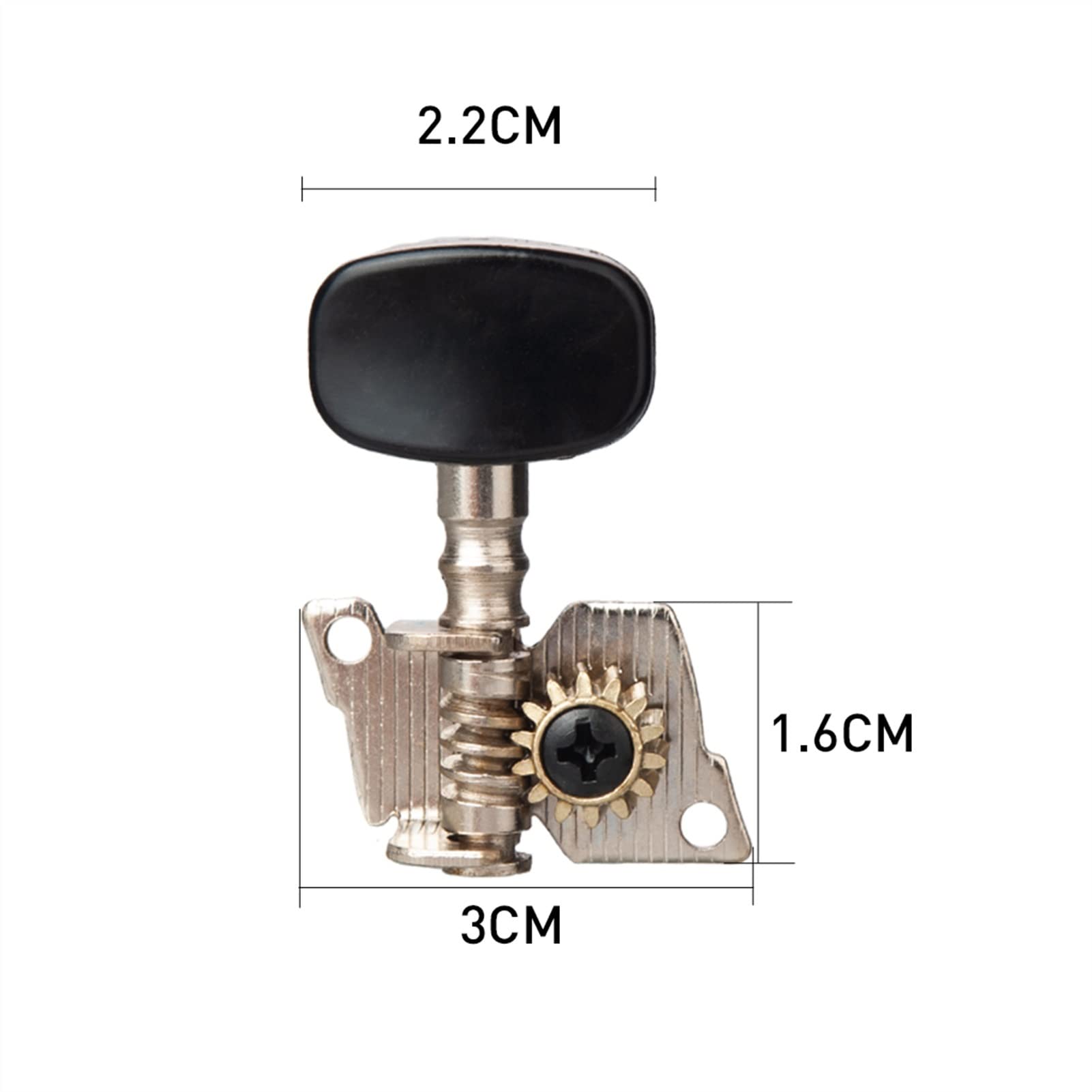 Meccanico accordatore Ukulele Tuning Pegs Machine Teste Tiner Sintonizzatore In Acciaio Cromato Accessori Per Parti Ukulele
