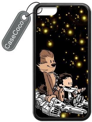 Calvin And Hobbes Star Wars Custom Hard Plastic & Rubber Case for iPhone 6 (4.5) - iphone 6 (4.5) Case Cover