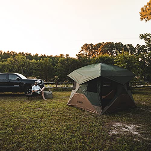 Gazelle T4 Overland Edition GT401GR Pop-Up Portable Camping Hub Tent, Easy Instant Set up in 90 Seconds, Alpine Green/Moss, 4-Person, Family, Overlanding - Image 4