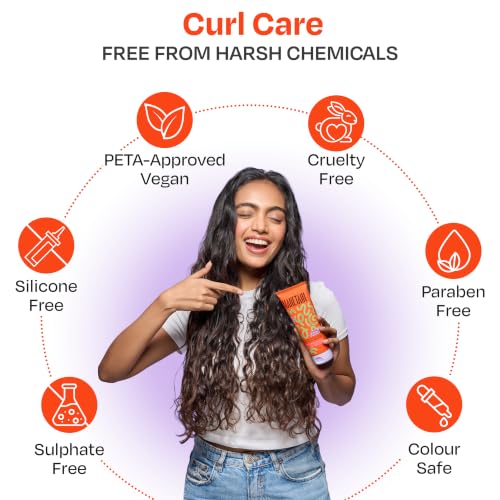 Image of MANETAIN Curl Cream 100ml for Curly & Wavy Hair | Frizz Control, Soft Hold & Moisturizing Styling Cream | Enhances Natural Curls, Reduces Frizz | Sulfate-Free, Paraben-Free, Vegan Hair Care