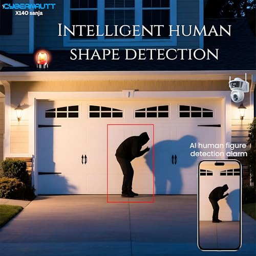 Image of XUGA-Cybernautt SeriesX14O Sanja Dual Lens 12MP 4G Dual Solar Camera | Color Night Vision | Motion Detection | Water Proof | PTZ | Use Air-tel 4G Sim