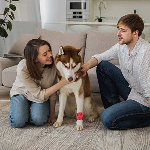 8 rollen zelfklevende bandage voor honden, elastische hechtbandage voor kat, hond, pols, enkelverstuikingen, 5 cm x 4,5 m - Afbeelding 5