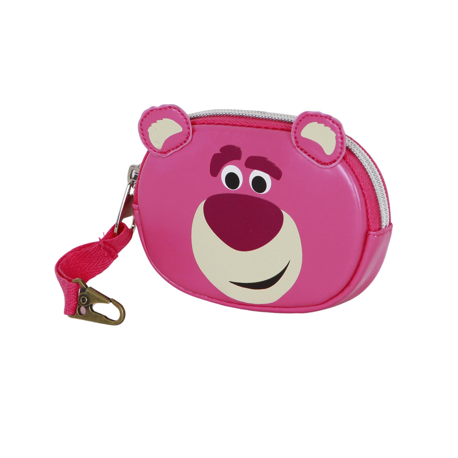 Disney Toy Story Lotso Huggin Bear-Pill Coin Purse, Pink, 12 x 8.5 cm