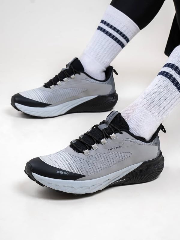 Image of Bacca Bucci TrekZON Men's Outdoor Trekking & Trail Running Shoes with AllTerraX Grip Outsole | #BePro Series