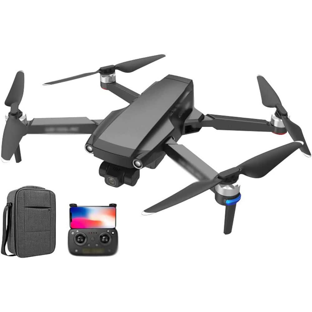 Składany dron GPS z kamerą 6K UHD dla dorosłych, quadkopter z silnikiem bezszczotkowym, automatyczny powrót do domu, śledzenie mnie, odległość zdalnego sterowania 5000 m, zawiera t