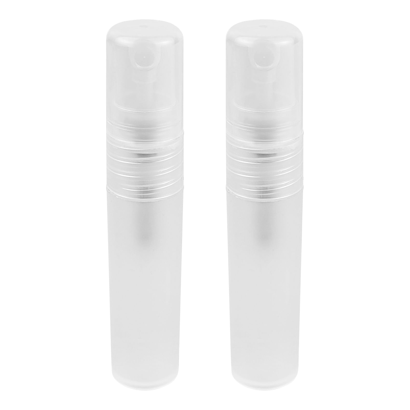 KKUADCEHI 2 Pcs 5ml Spray Bottle Refillable Bottle Portable Travel Plastic Bottle Fine Mist Perfume Bottle Clear Spray Bottle (2)