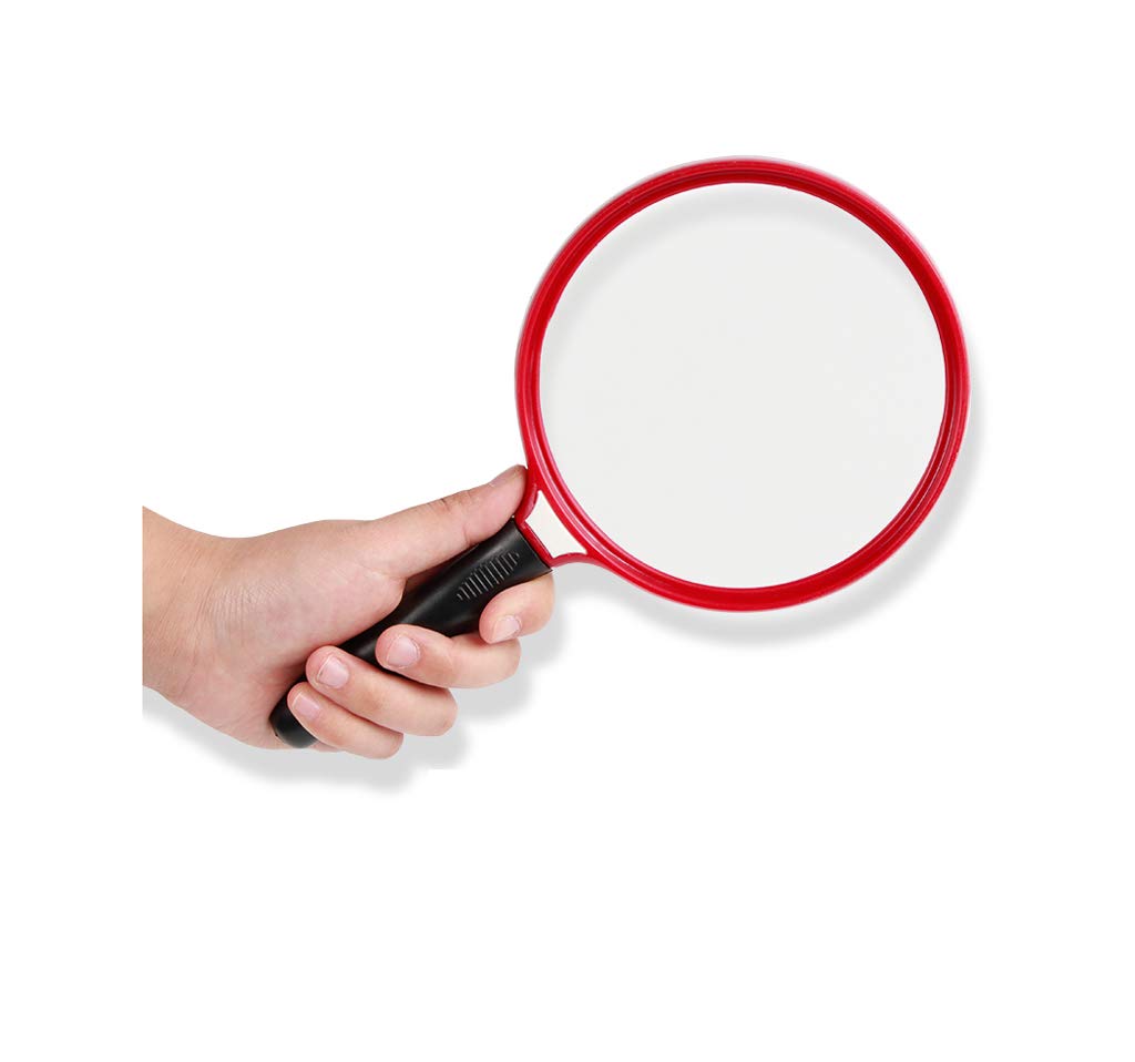 Lupas Lupa Grande 10X Lupa de Mano Lupa de vidrio HD Tamaño Gigante para Personas mayores Lectura Libros Periódicos Mapas Monedas Joyería Manualidades Ligero Fá