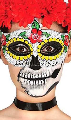 Máscara para Mujer para el Día de Muertos Fiestas Guirca GUI12907
