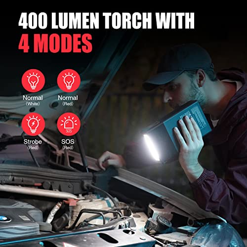 GOOLOO X7 Jump Starter with Air Compressor, 4250A Portable Car Starter with 160PSI Digital Tire Inflator, 12V Battery Booster - Image 8
