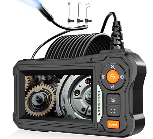1080P Inspection Camera with Light 8 LEDs, Endoscope...