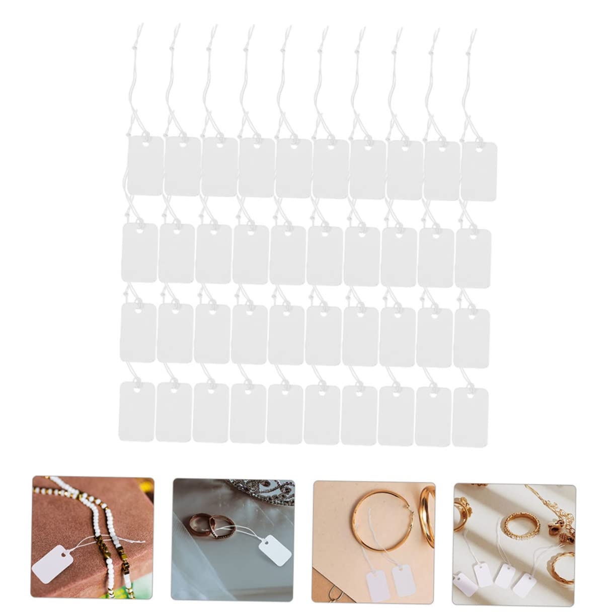 Operitacx 800pezzi Etichette Prezzo Scritte Mano Per Gioielli e Abbigliamento Cartellini Hanging Tags Per Negozi e Supermercati Facile Da Usare Per Gestione Stock