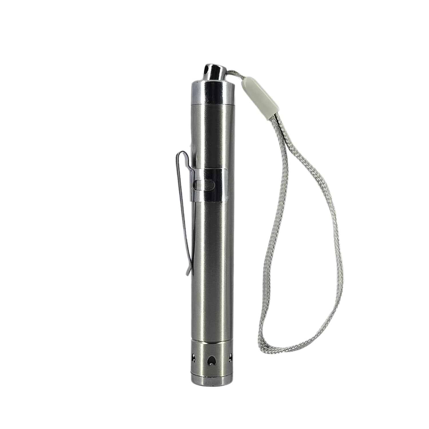Medical Moon Pen Torch – Stainless Steel LED Doctor Torch for Pupil, ENT, Eye & General Diagnostic Examination with Clip & Push Button (Silver, Pack of 1)