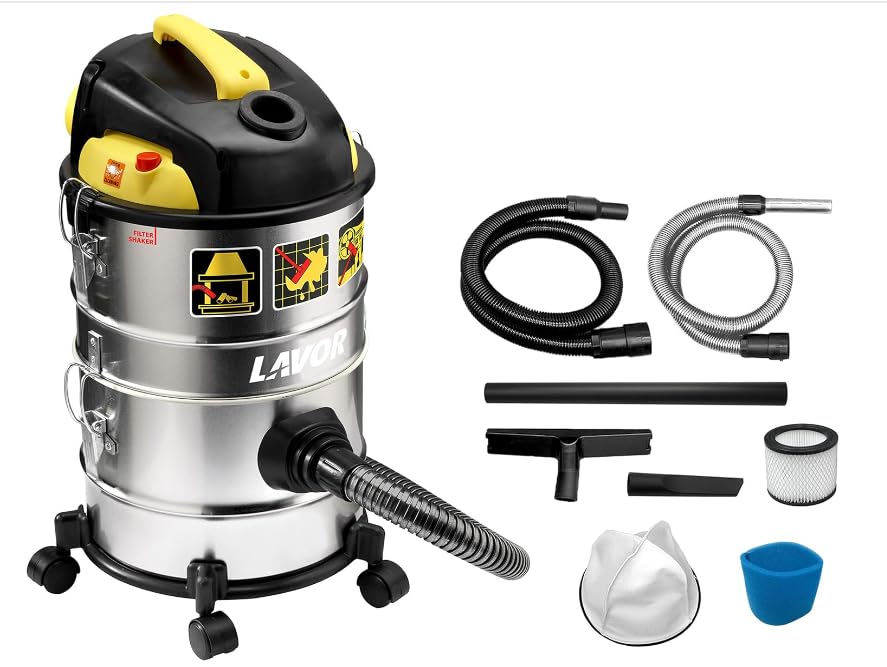 Lavor Ashley Kombo 4 in 1 Aspirapolvere, Aspiracenere, Aspiraliquidi, Soffiatore