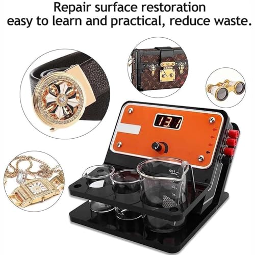 Pen Type Plating Machine Jewelry Electroplating Pen, Professional Gold Plating Kit, Processing Tools for Car Logo/Interior/Metal/Chrome Plating