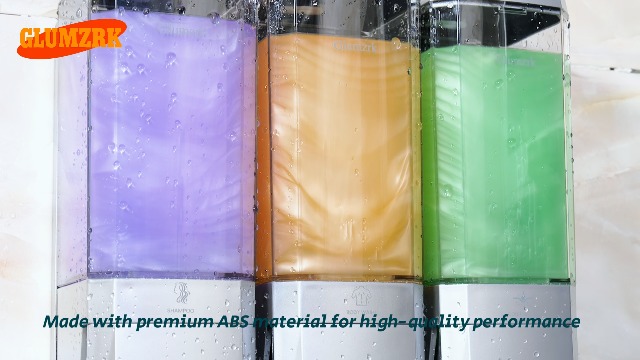 Amazon.com: Shampoo and Conditioner Dispenser 3 Chamber No Drill