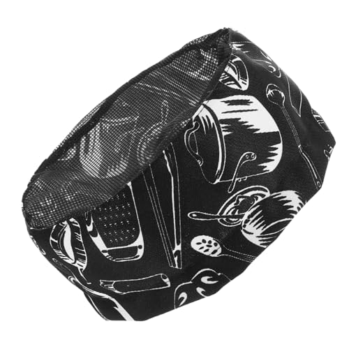 Holibanna Sombrero De Cocinero Gorro De Sushi Accesorios para Cocineros Gorro De Cocinero Redondo Gorro De Chef para Mujer Gorro De Chef De Malla Transpirable Sombrero De Poliéster