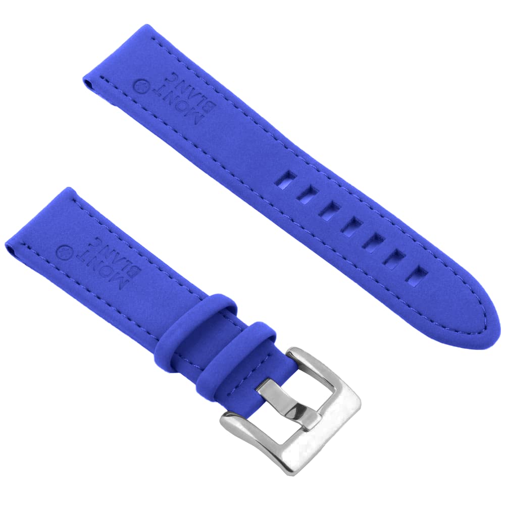 RAYYN MOBO COMPATIBLE WITH MONT BLANC WATCHES 22 mm Genuine Leather Watch Strap (Blue) (B0DCW27HLP) Amazon Price History, Amazon Price Tracker