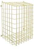 Select Hardware Top Opening Post Letterbox Letter Cage with Brass Finish | 12
