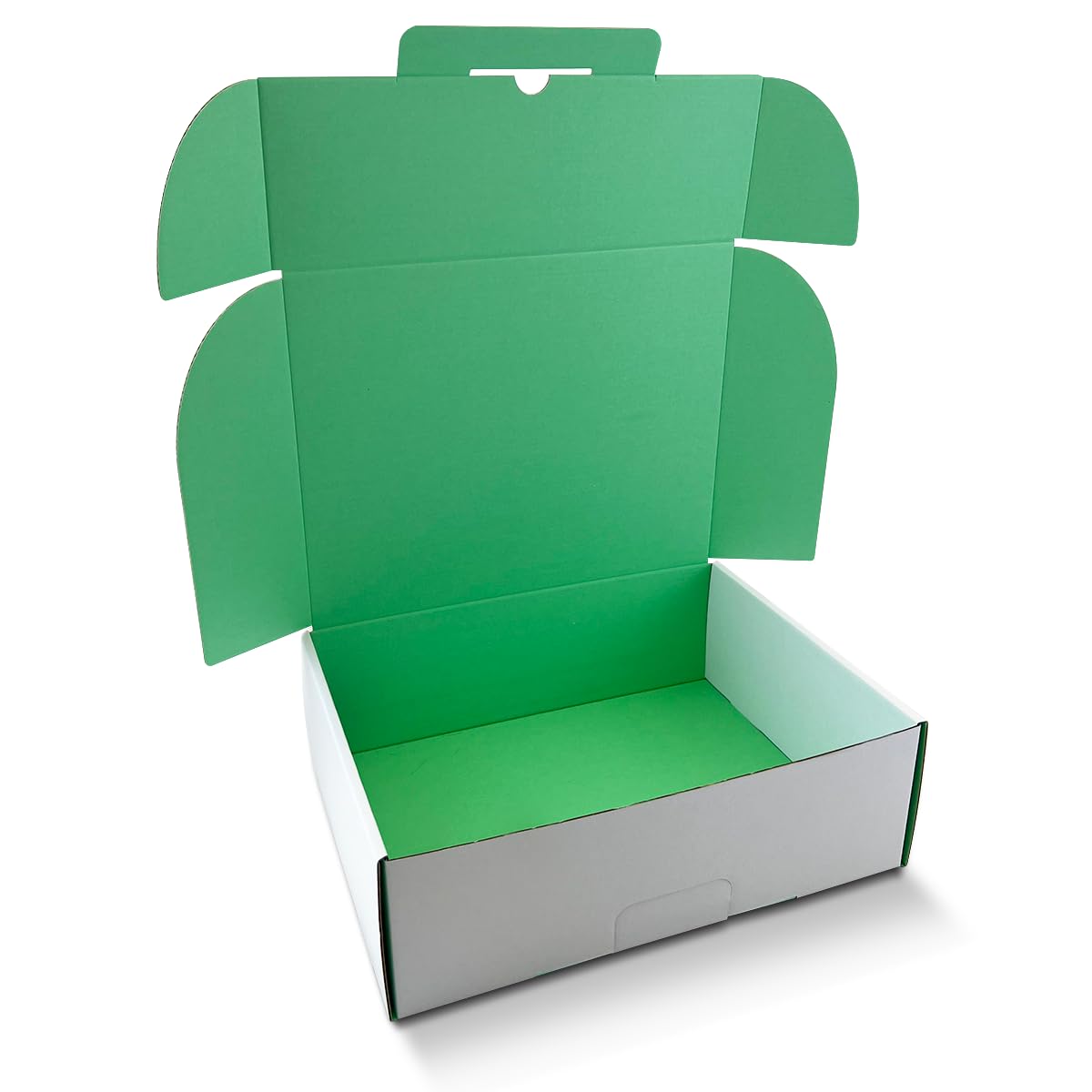 Gift Cardboard Boxes Postal Boxes - Medium Tuck In Flaps 280x219x92mm (Green, 200)