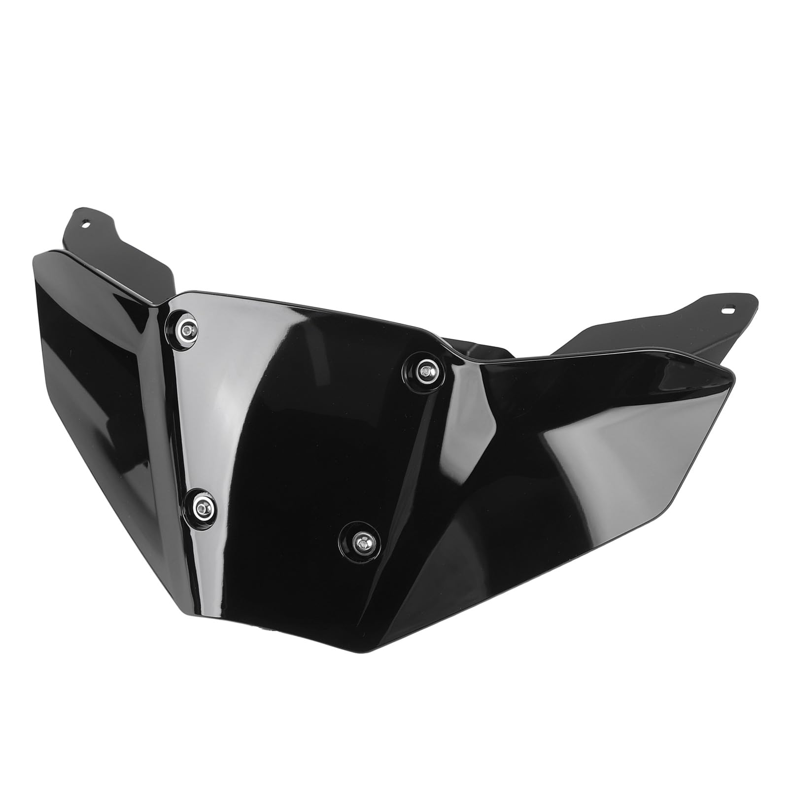 Przednia Szyba Motocykla, Mocowanie Owiewki PC, Spojler Przedniej Szyby ze Wspornikiem do MT 09 2024 i Nowszych (BLACK)