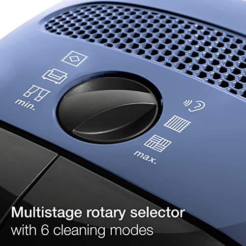 Miele-12029900-Classic-C1-Junior-Bagged-Cylinder-Vacuum-Cleaner-with-High-Suction-Power-Universal-Floorhead-Lightweight-Design-Tech-Blue