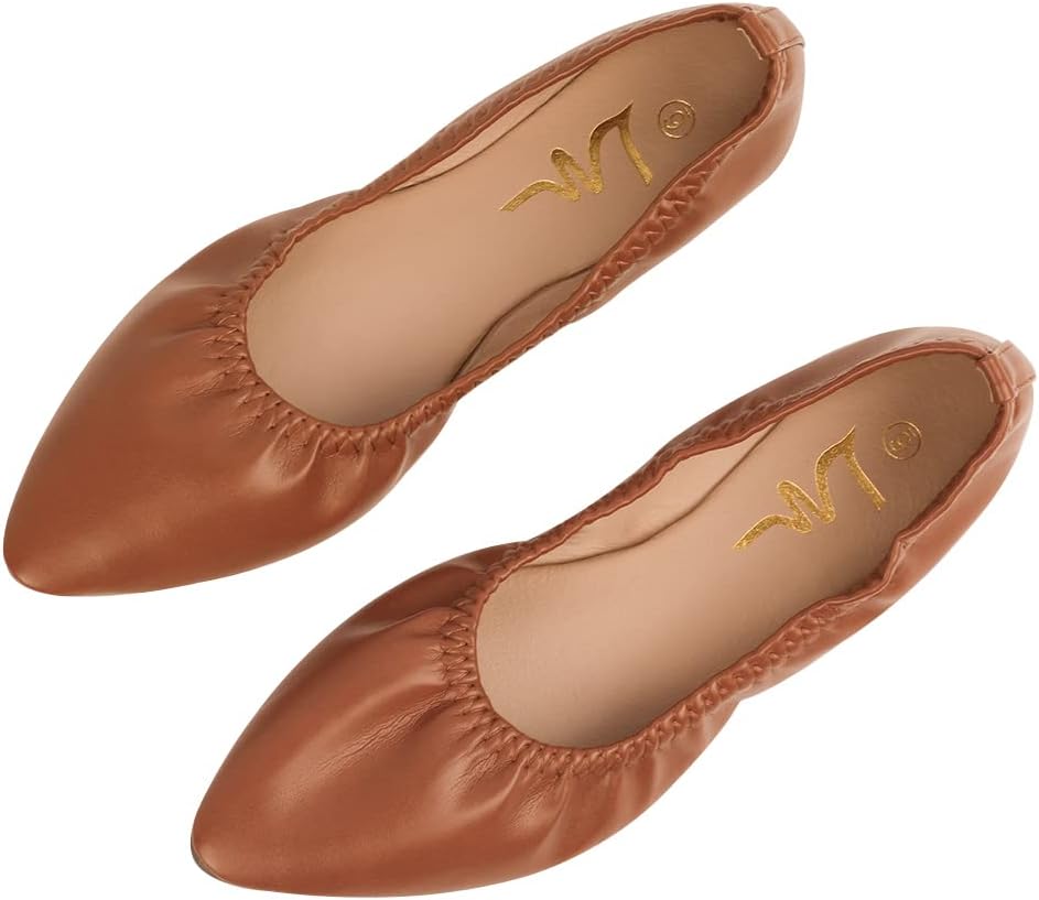 Women's Ballet Flat Slip On Flats - Classic Casual Dress Shoes, Foldable Portable Travel Ballet Walking Shoes - Image 6