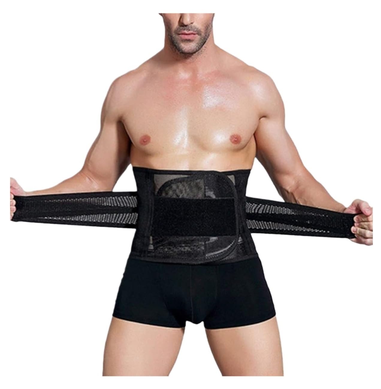 Faja Moldeadora para el Abdomen, Control Cincher Sauna Cintura Shapewear de Barriga Faja Debajo del Busto corsé Adelgazante(L)