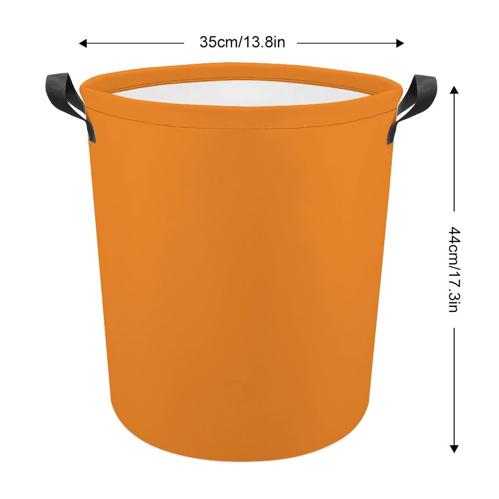 Large Laundry Hamper, Bright Orange Chic Square Laundry Basket Collapsible & Waterproof Storage Basket for College Dorm, Family Essentials