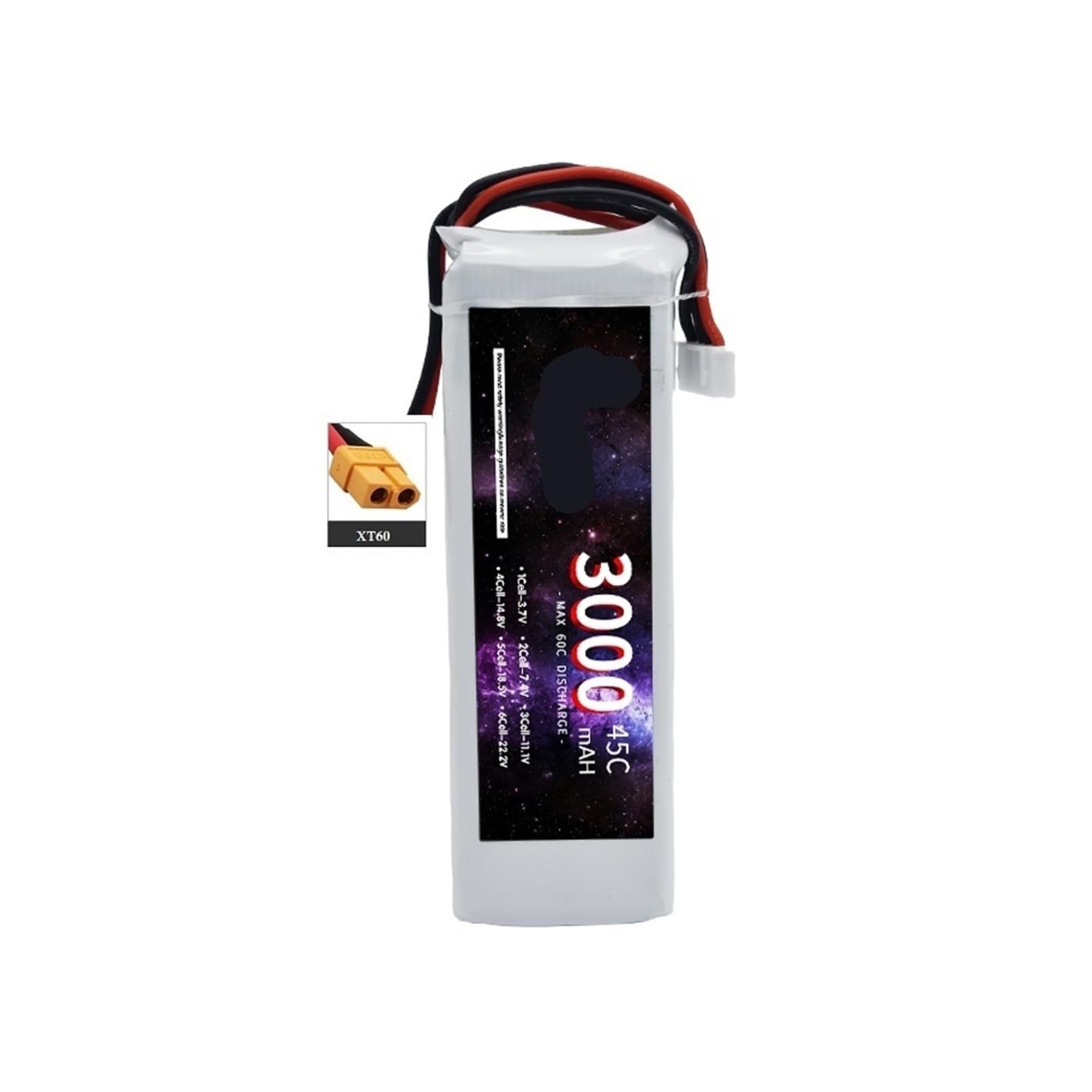 Connettore Deans T XT60 for Drone Da Corsa FPV for Auto RC | Batteria LiPo 11,1 V 3S 1500 mAh 1800 mAh 2200 mAh 2600 mAh 3000 mAh 3300 mAh(3000 45C XT60)