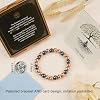 PEALICIOUS Copper Bracelet for Women and Men, 8MM Copper Magnetic Bracelet with 3500 Gauss Magnet Beads as Rakhi Gift for Sister, Cooper Hematite Jewelry Pulsera De Cobre para Mujer for Parents #5