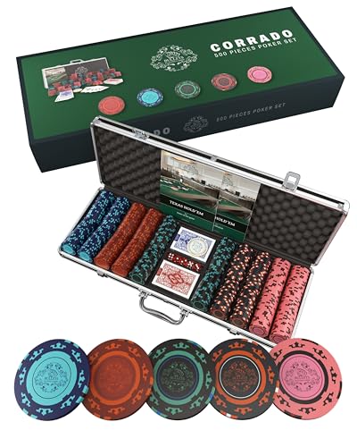 Costruzione durevole e di alta qualità: progettate per un gameplay intenso, le fiches e gli accessori da poker in argilla sono realizzati con materiali resistenti e di alta qualità. Costruito per resistere a sessioni di gioco chiassose, questo set garantisce prestazioni affidabili ogni volta.