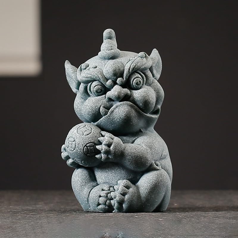 Wealth-Attracting, Chinese Style Tea Table Decor, Qilin Desktop Accessories-shape1